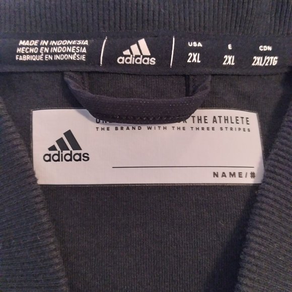 MEN’S ADIDAS CLIMALITE, EDMONTON ESKIMO’S full zipper, light jacket. Size 2XL - Picture 5 of 8